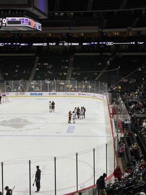 UST vs UMM women's hockey game