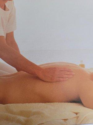 Upper back massage