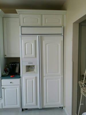 Before new cabinet installed