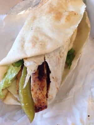 Shish tawook sandwich. Amazing.