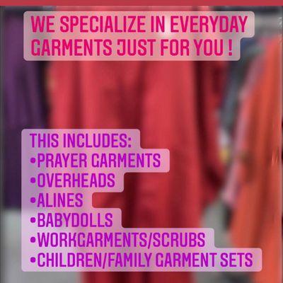 We offer quality wear for women and children