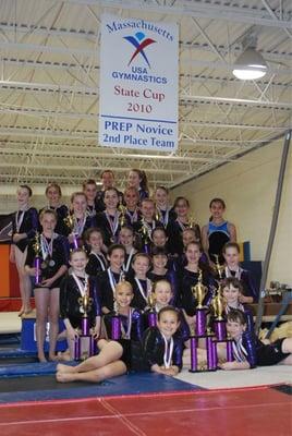 2nd place state  novice team