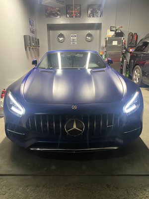 AMG GT C parked in Ford only spot