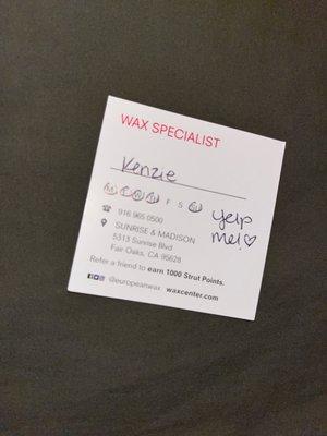 Wax Specialist