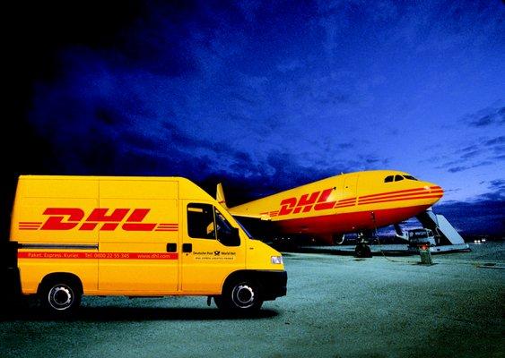 We are a DHL Approved Shipping Center.  Give us a call at 219-922-3520 www.cjprinting.com