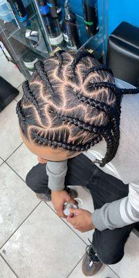 Freestyle Side Braids