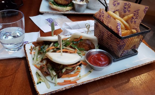 Bao Buns with fries