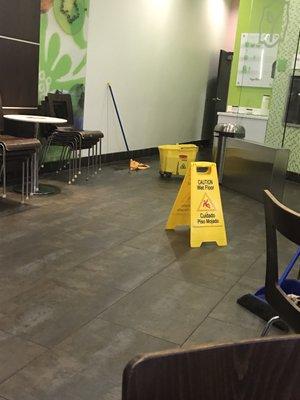 Clearly mopping