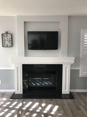 Rancho Cucamonga Kitchen and fireplace