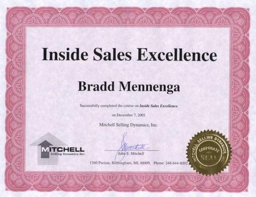 Mitchell Selling Dynamics, Inc