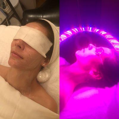 From relaxing facials to the most current anti-aging treatments, LED stimulates collagen production, takes down inflammation and is healing.