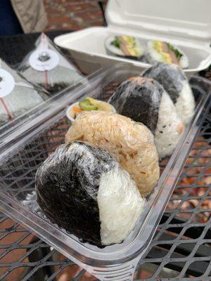 Great onigiri! Amazing snack options!