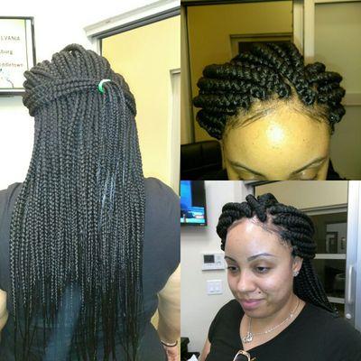 Jumbo box braids