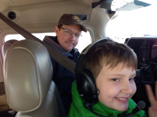 We flew 18 cub scouts from troop 6