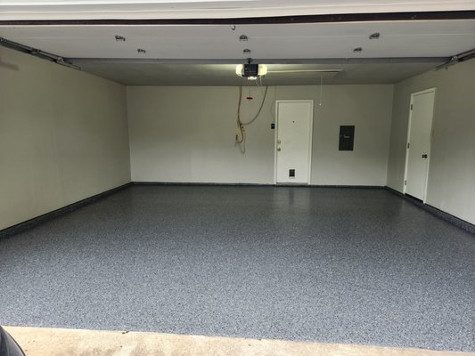 Beautiful Polyurea Garage Floor