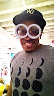 My Minion Moment, of being silly at the candy shop!