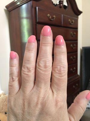 Another great job by Hollywood Nails! I love the people here.  They make me feel very comfortable and the always do a great job!