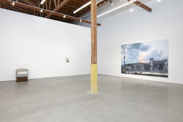 Installation view, Sayre Gomez, Halloween City, 2022, François Ghebaly, Los Angeles