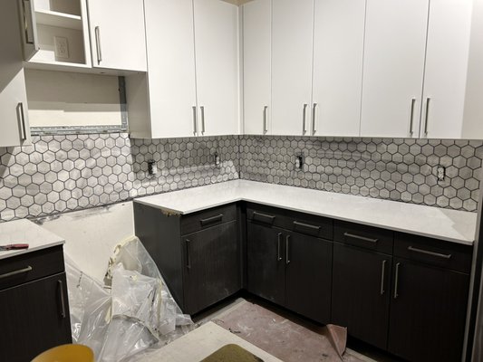 Change a backsplash