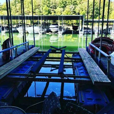 12,000lb VHull Boat Lift