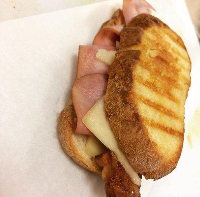 Ham Bacon Swiss Panini