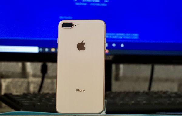 iPhone 8 Plus.