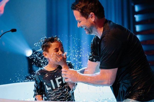 Easter Baptisms with Pastor Matt Doan