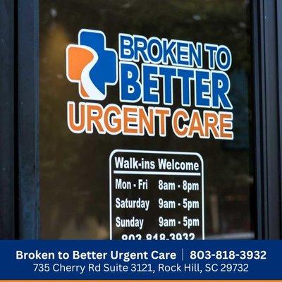 urgent care in rock hill sc