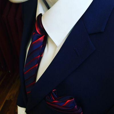 Navy suit