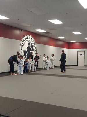 End of BJJ class