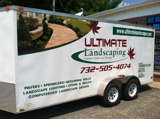 Full size trailer designed to give a wrap effect without the large price tag.