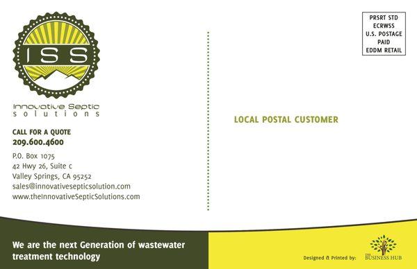 Design, Print, & Mail your postcards out to customers