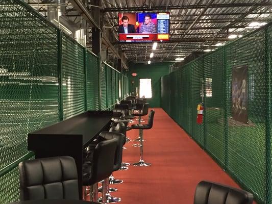 Upstairs Lounge Overlooking the Cages