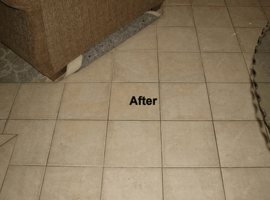 Tile in Folsom after cleaning