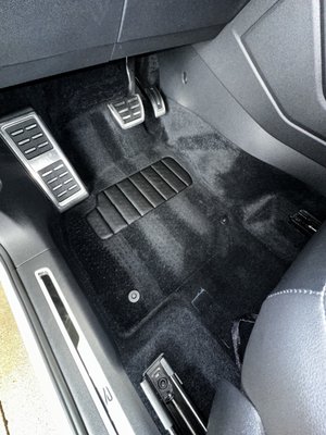 Full interior floor shampoo