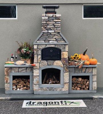 2in1 Pizza Oven and Fireplace combo