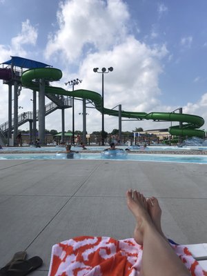 Lazy river, tube and body slides.