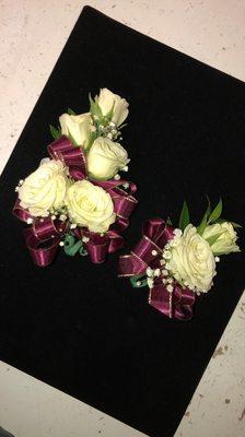 Corsage and boutonnière