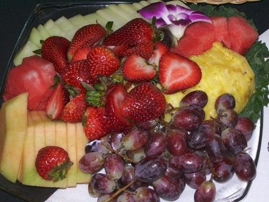 Fruit Tray with your Afternoon Snack