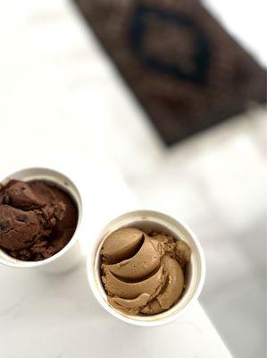 Scoopable: (Oaxacan Chocolate/Salted Caramel @ Home)