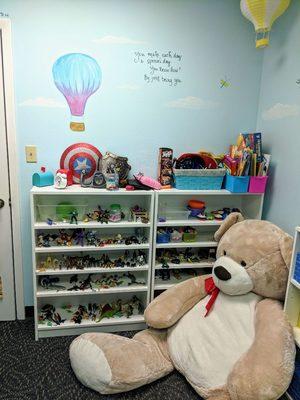 Play therapy room.