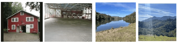 Main Barn, Covered Arena and trails