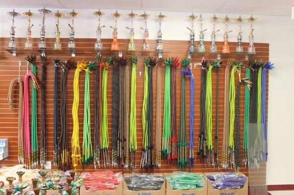 Variety of Hoses available at Hookah Oasis :)