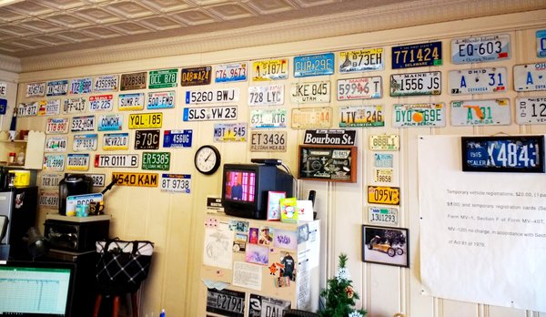 Best Auto Tags Wayne, PA - interior license plate collection