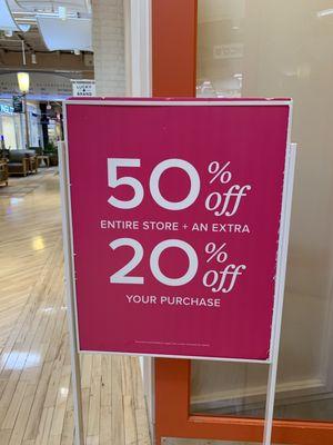 Sale sign