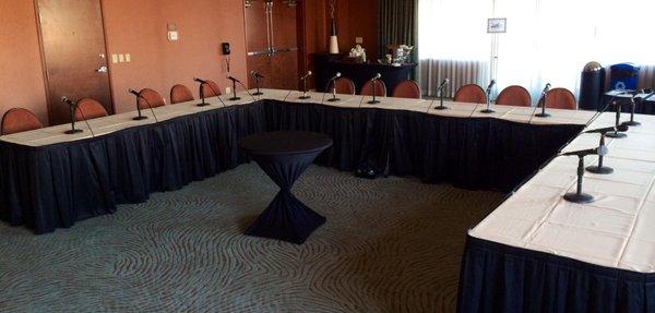 We also provide AV services for conferences, meetings, and hotel events.