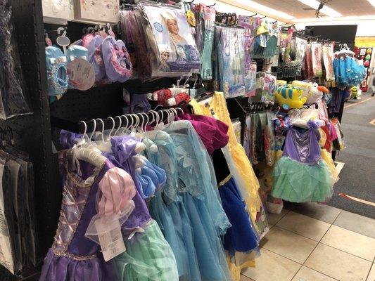 Princess costumes at Spirit Halloween