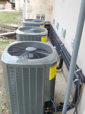 Residential AC system set-up