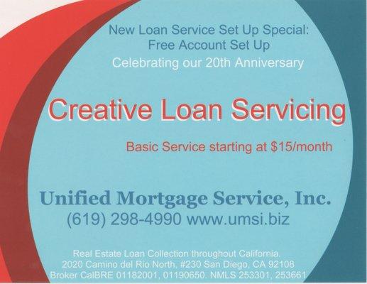 UNIFIED MORTGAGE SERVICE INC.