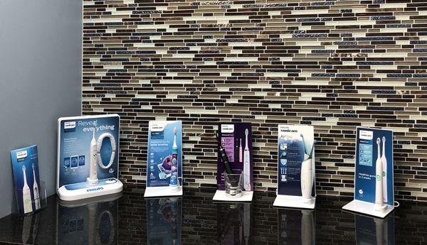 Sonicare products are available to our patients!